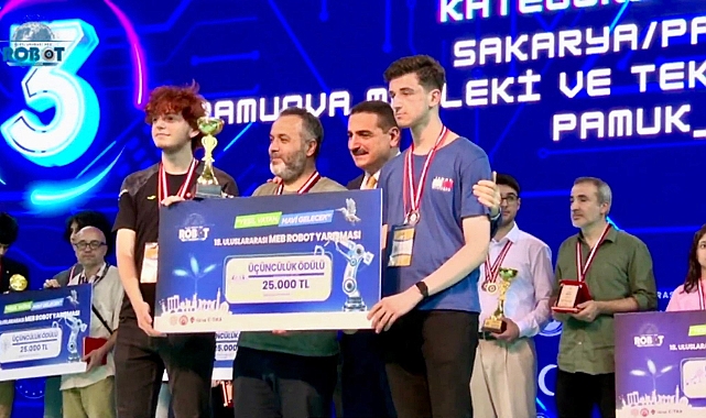 Sakarya’ya Robotik Alanında Türkiye Derecesi